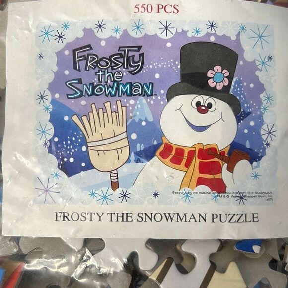 Frosty the Snowman 550 piece Collector’s Puzzle in Tin New - Picture 6 of 6